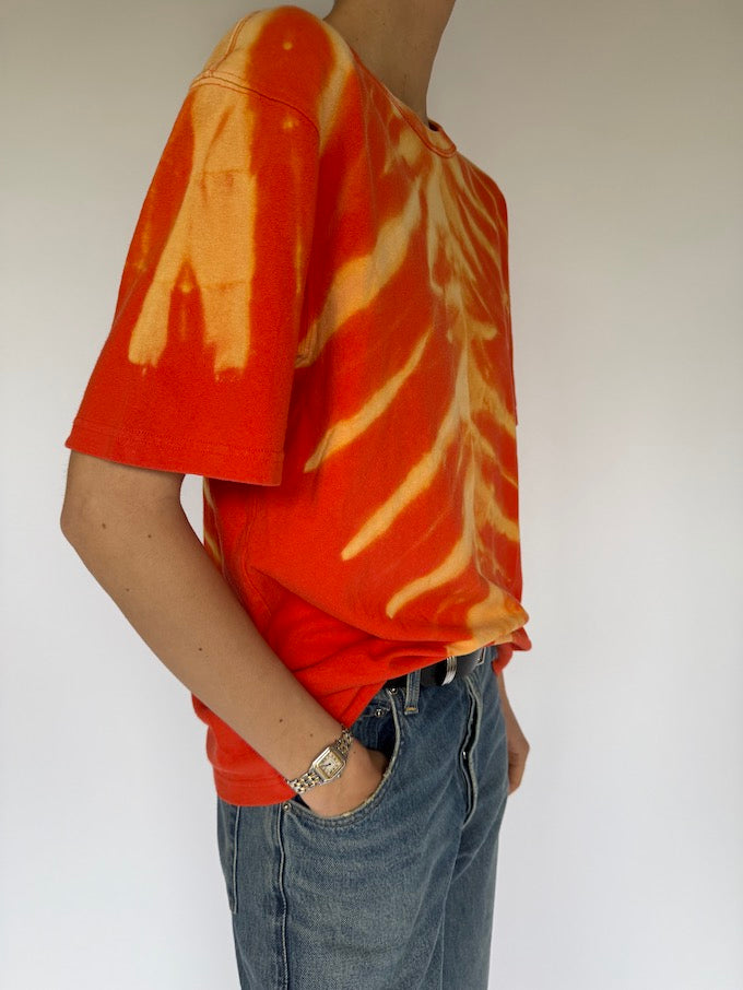 Vintage tie-dye t-shirt orange 5908
