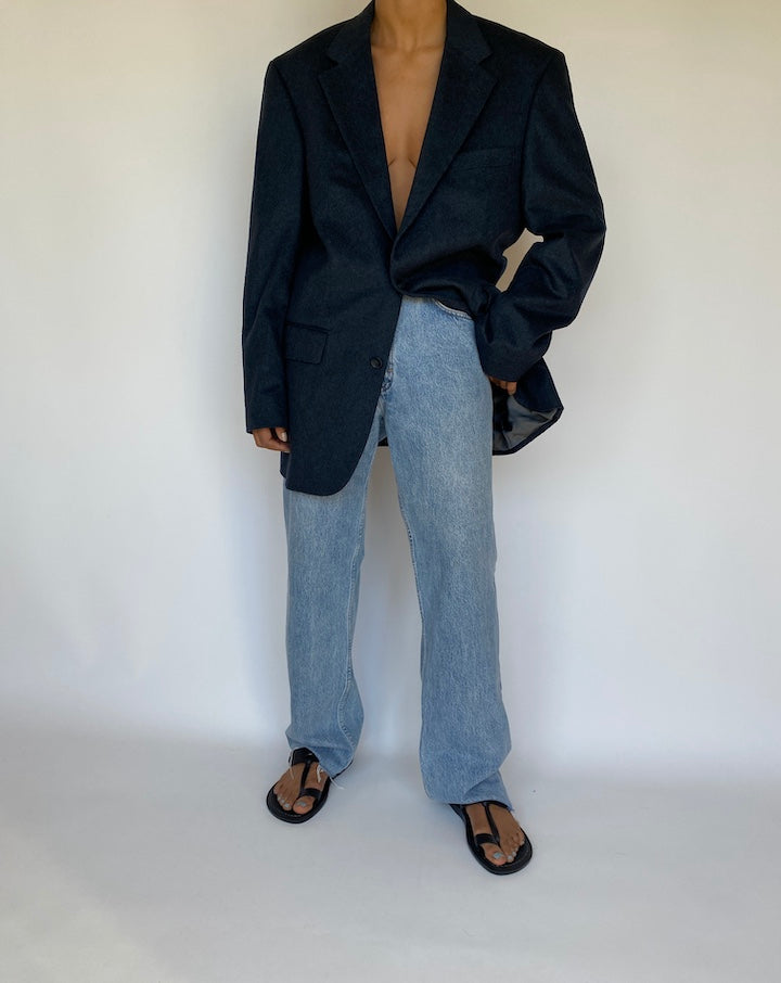 VINTAGE GREY OSCAR DE LA RENTA BLAZER 3166