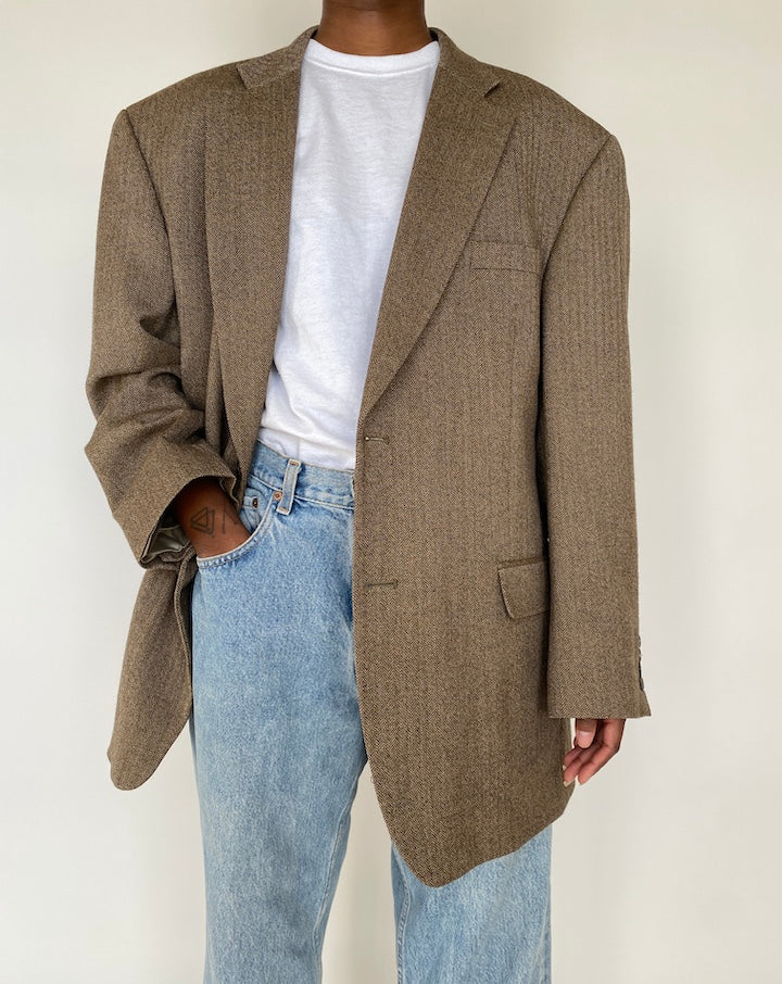 VINTAGE BEIGE BLAZER 1966