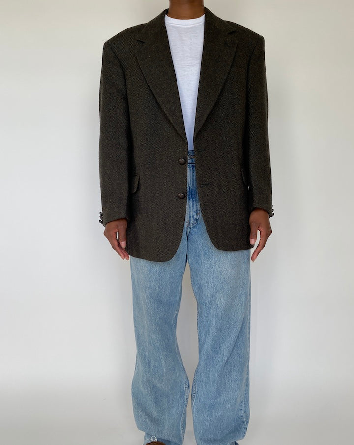 VINTAGE WOOL BLAZER 1968