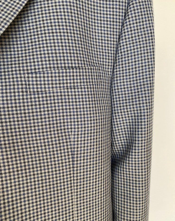 VINTAGE GRAY CHECKED OVERSIZED MICHEL KORS BLAZER 3167