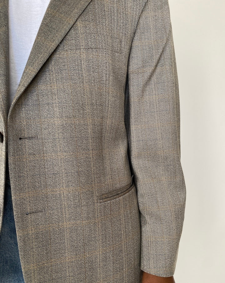 VINTAGE GREY RALPH LAUREN BLAZER 1975