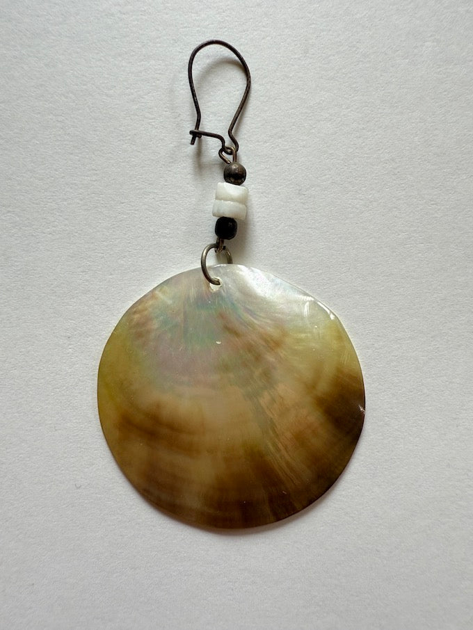 VINTAGE SHELL DROP EARRINGS