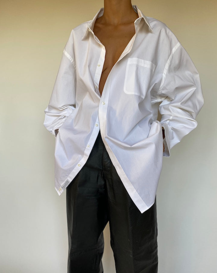 VINTAGE OVERSIZED WHITE SHIRT 2662