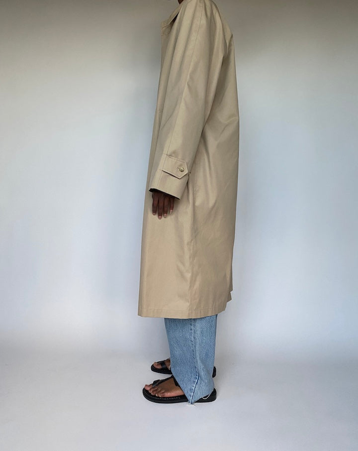 VINTAGE BEIGE LONG COAT 3599