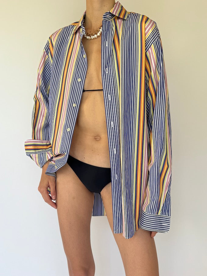 Vintage striped button-up Ralph Lauren shirt 6182