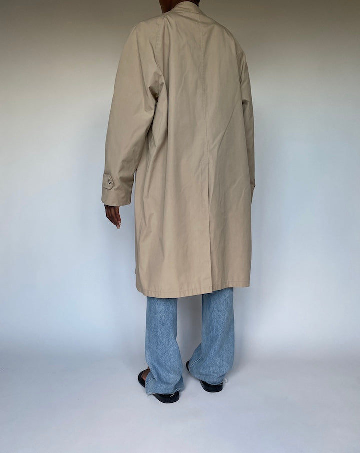 VINTAGE BEIGE LONG COAT 3604