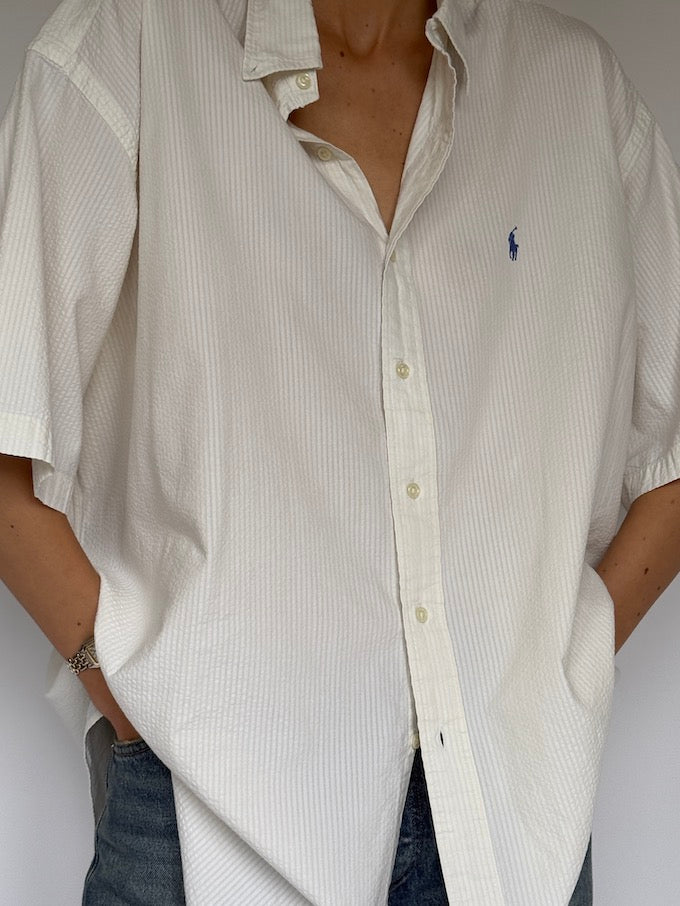 Vintage oversized short-sleeve Ralph Lauren shirt