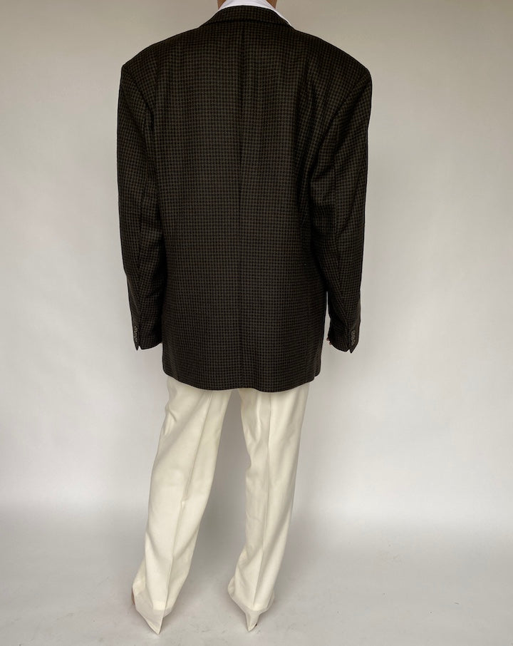 VINTAGE BROWN TWEED BLAZER 800
