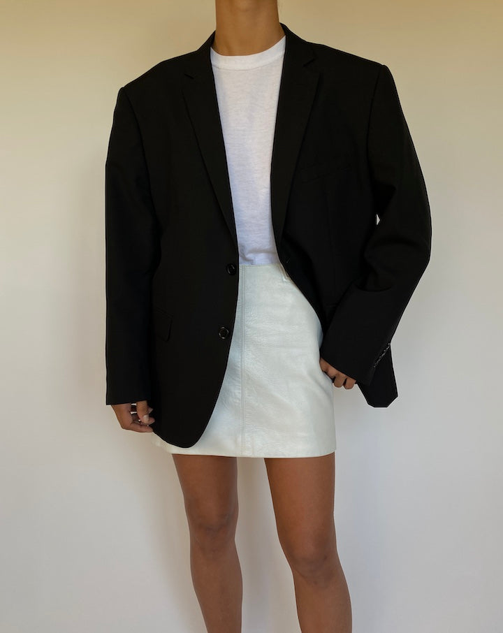 VINTAGE BLACK BLAZER 2676