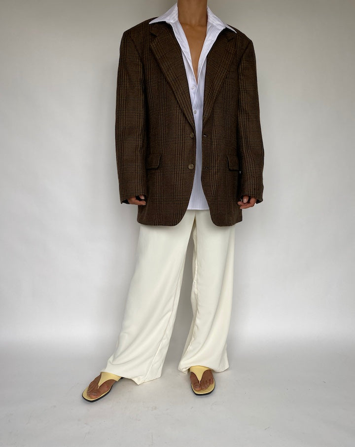 VINTAGE BROWN TWEEN BLAZER 802