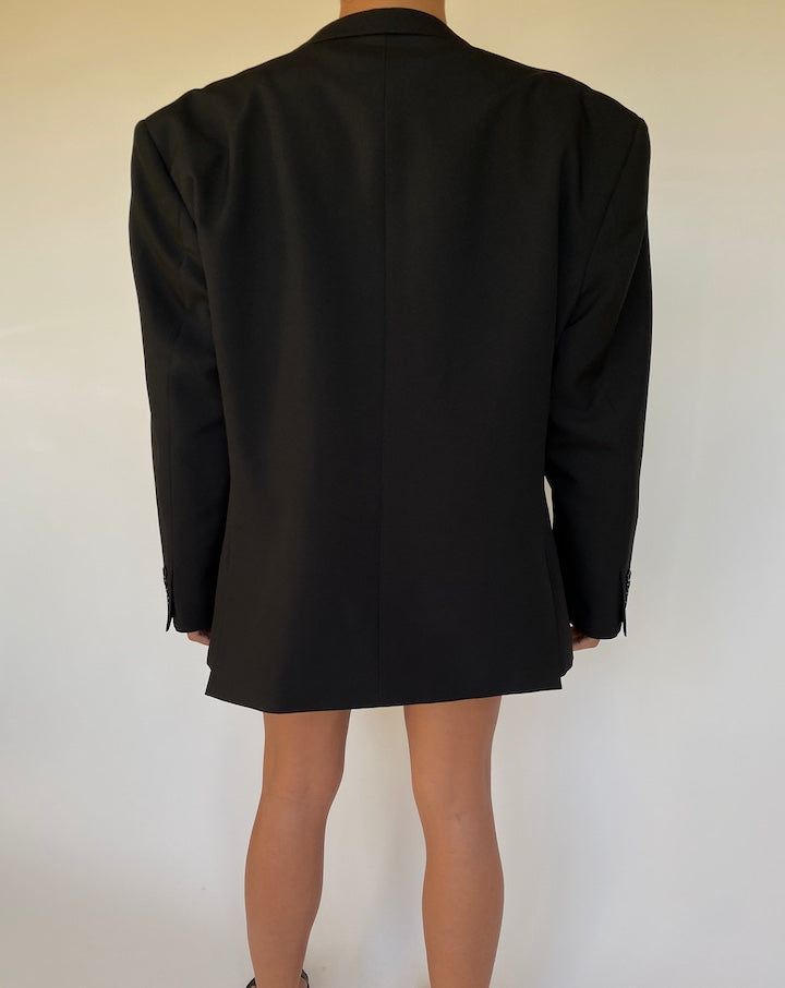 VINTAGE BLACK BLAZER 2676