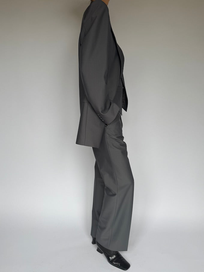 Vintage 3 piece suit grey 5909