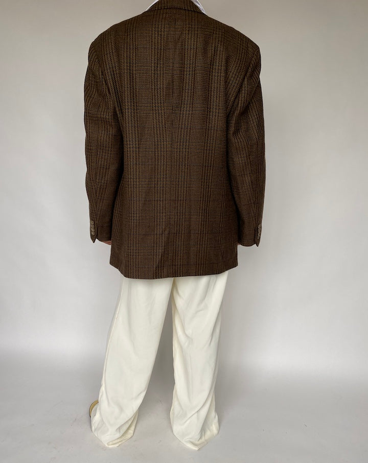 VINTAGE BROWN TWEEN BLAZER 802