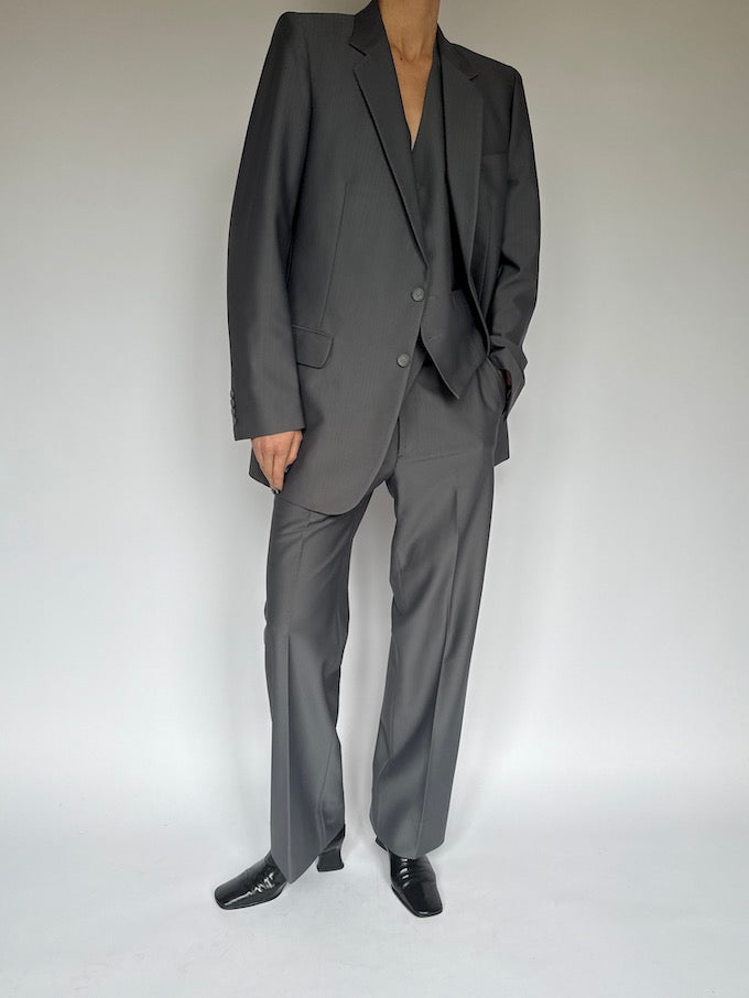Vintage 3 piece suit grey 5909
