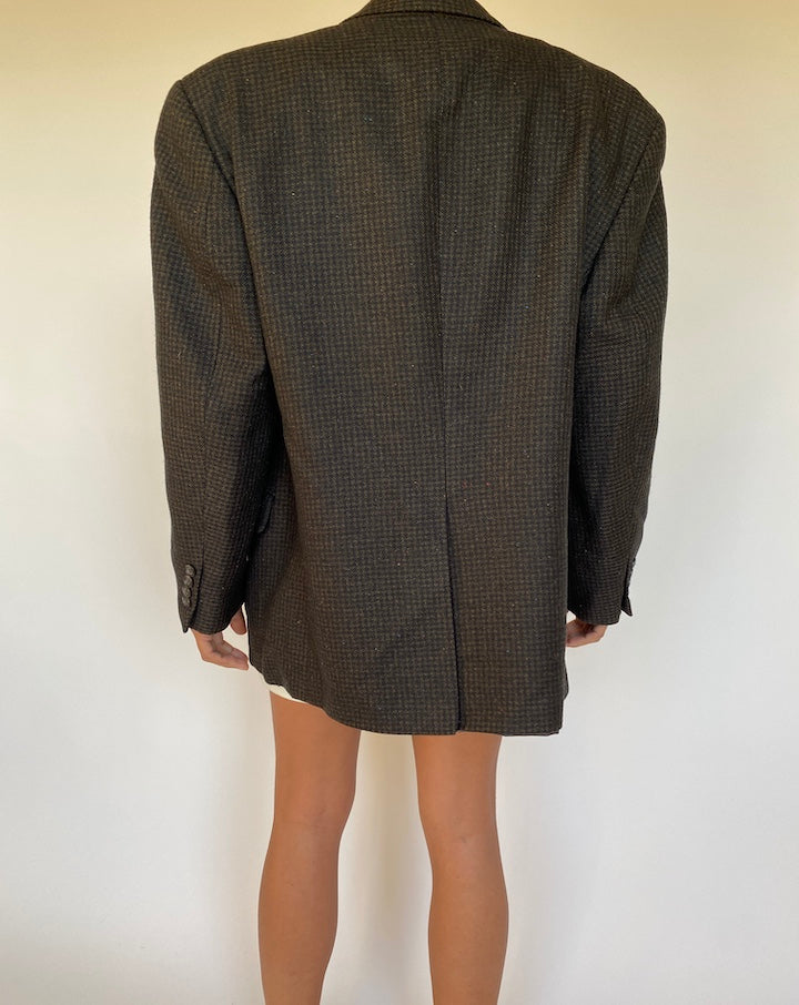 VINTAGE HOUNDSTOOTH BLAZER 2677