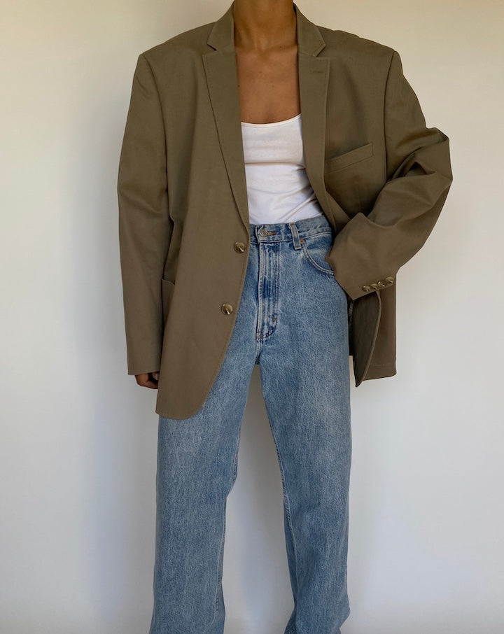 VINTAGE BEIGE BLAZER 3195