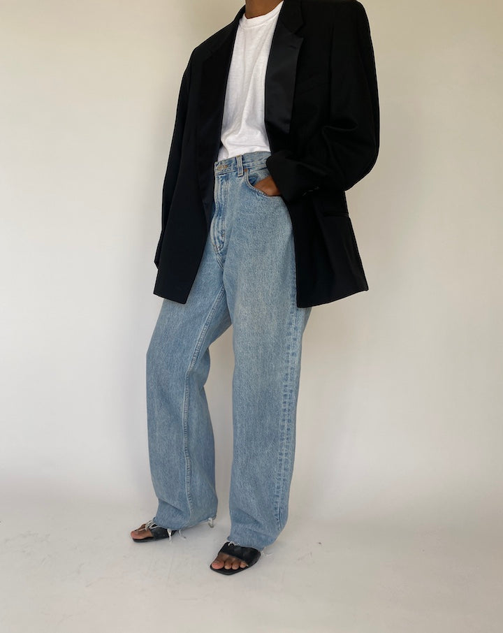 VINTAGE BLACK BLAZER 4123