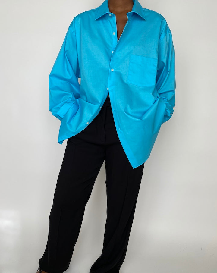 VINTAGE OVERSIZED BUTTON DOWN SHIRT 2006