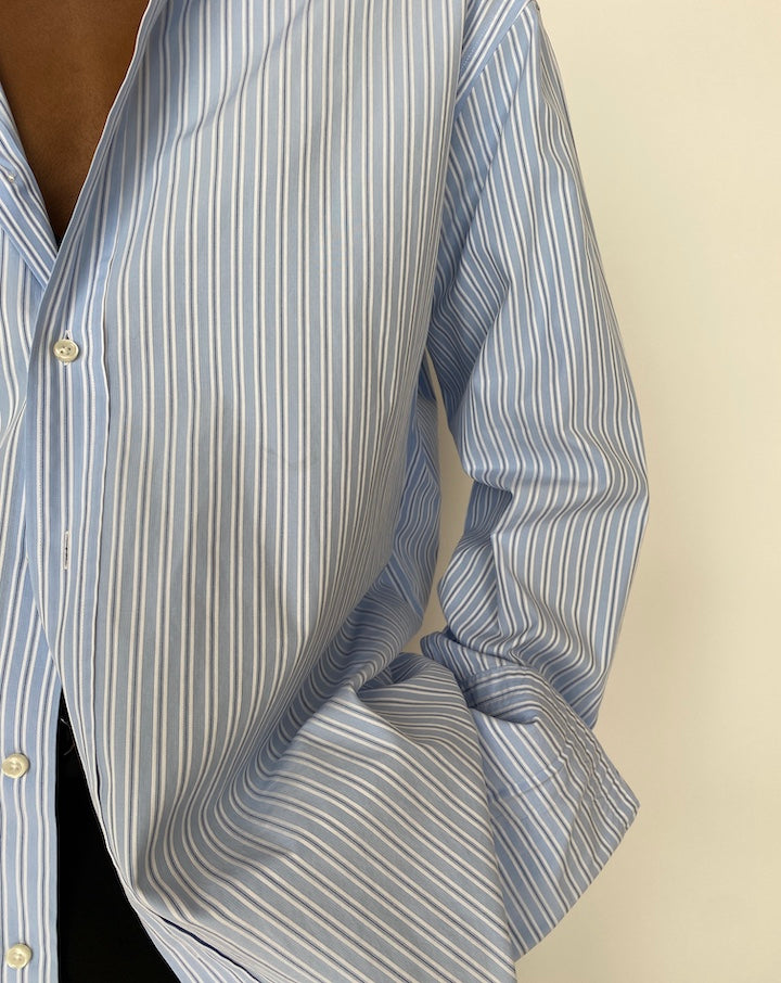 VINTAGE BLUE HUGO BOSS SHIRT 2007