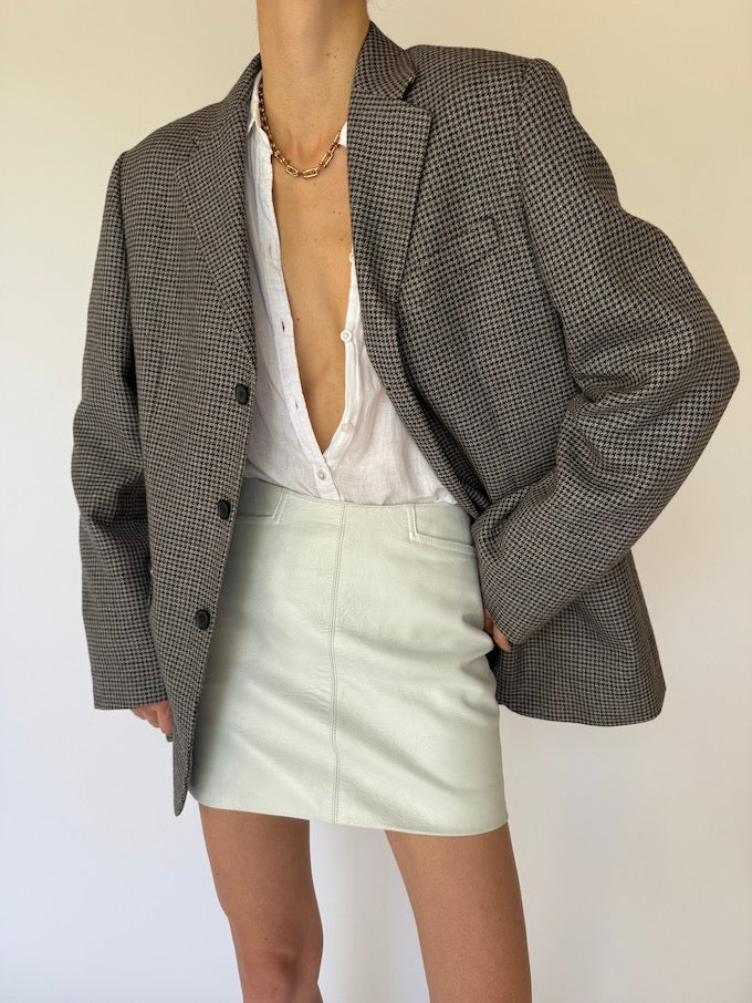 Vintage Houndstooth Blazer 5809
