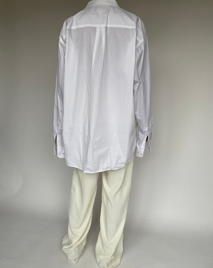 VINTAGE OVERSIZED WHITE SHIRT 1257
