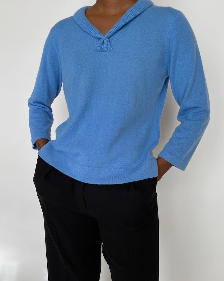 VINTAGE BLUE CASHMERE SWEATER 2026