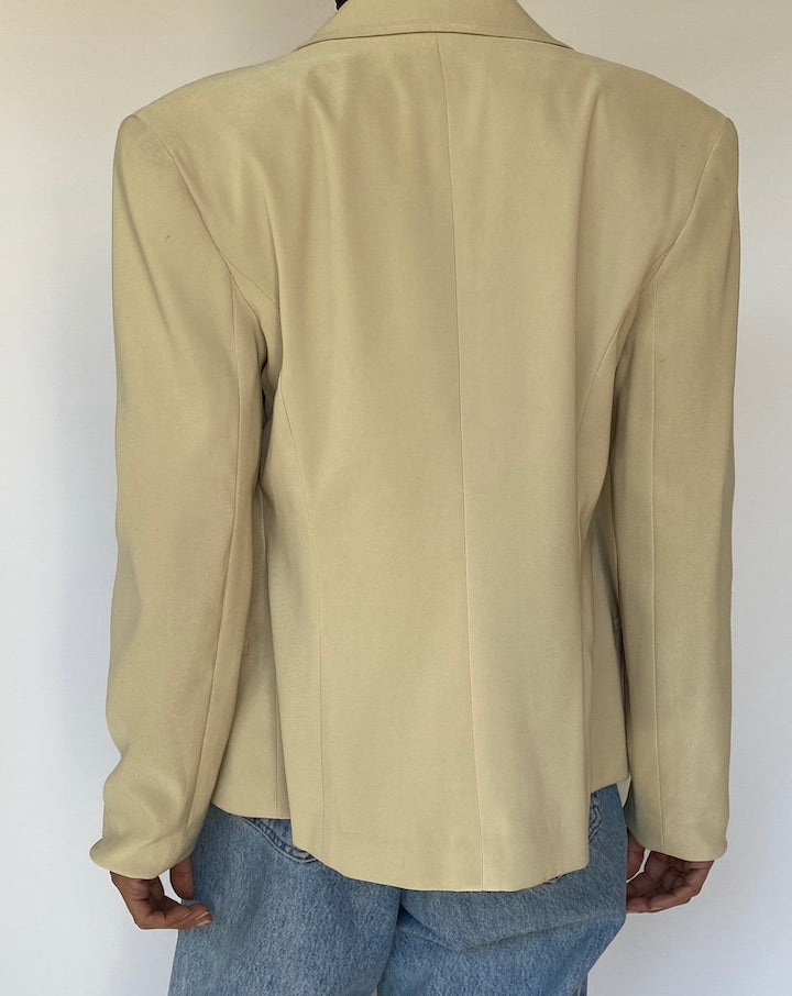 VINTAGE BEIGE BLAZER 3227
