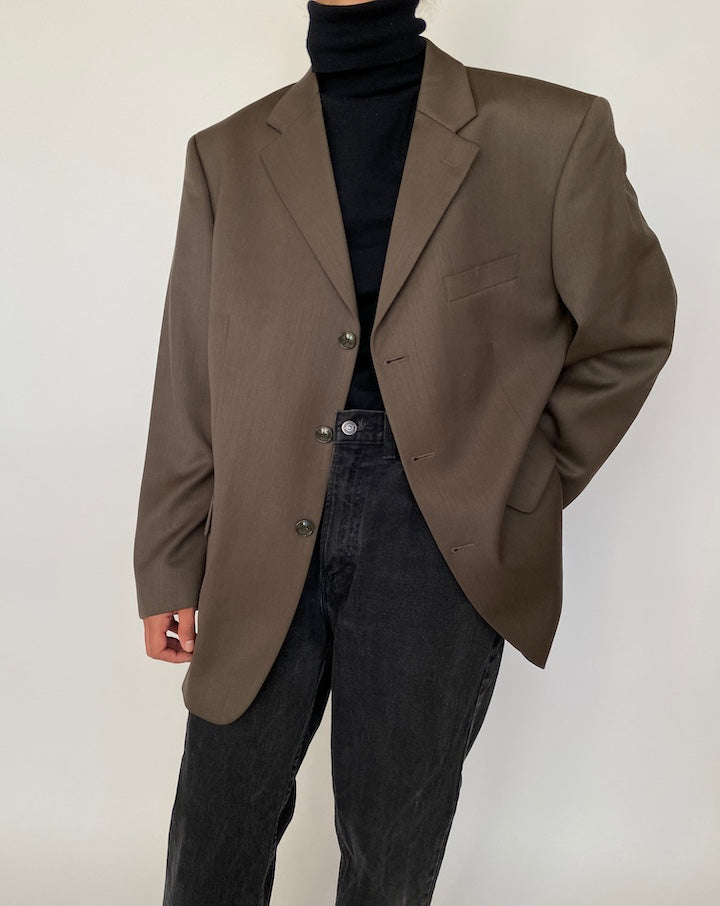 VINTAGE SINGLE BREASTED BLAZER 2043