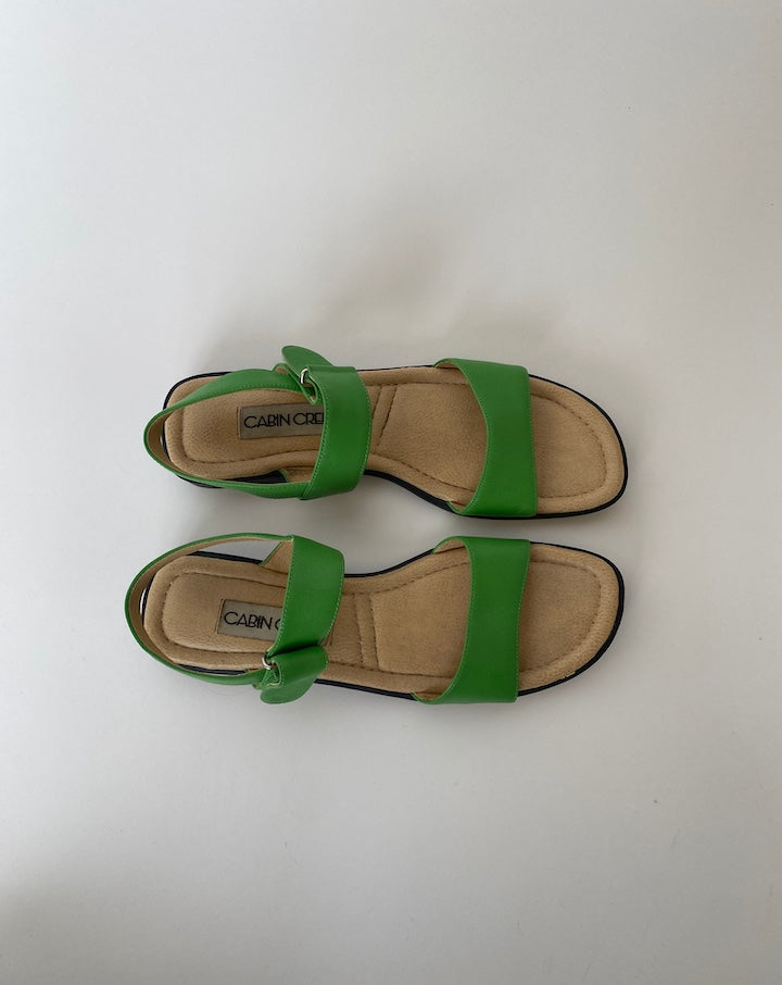 VINTAGE GREEN SANDALS 4158