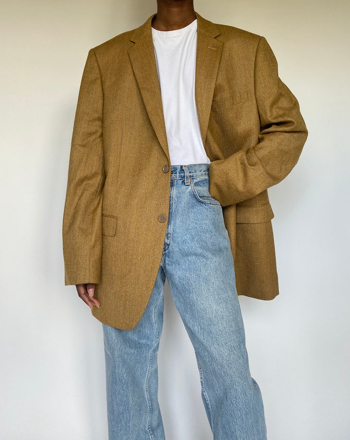 VINTAGE OVERSIZED WOOL BLAZER 3646