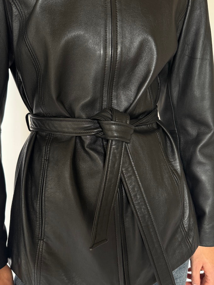 Leather jacket, vintage leather jacket, svc, shopvintagecollection