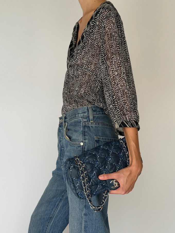 Vintage Polka Dot Blouse 6322