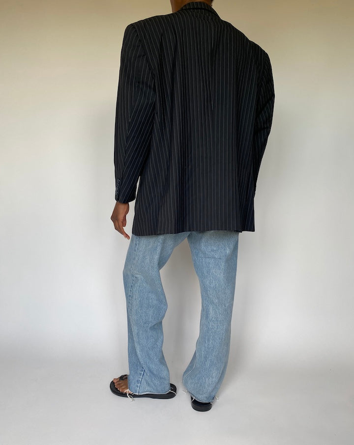 VINTAGE PINSTRIPED BLAZER 3652