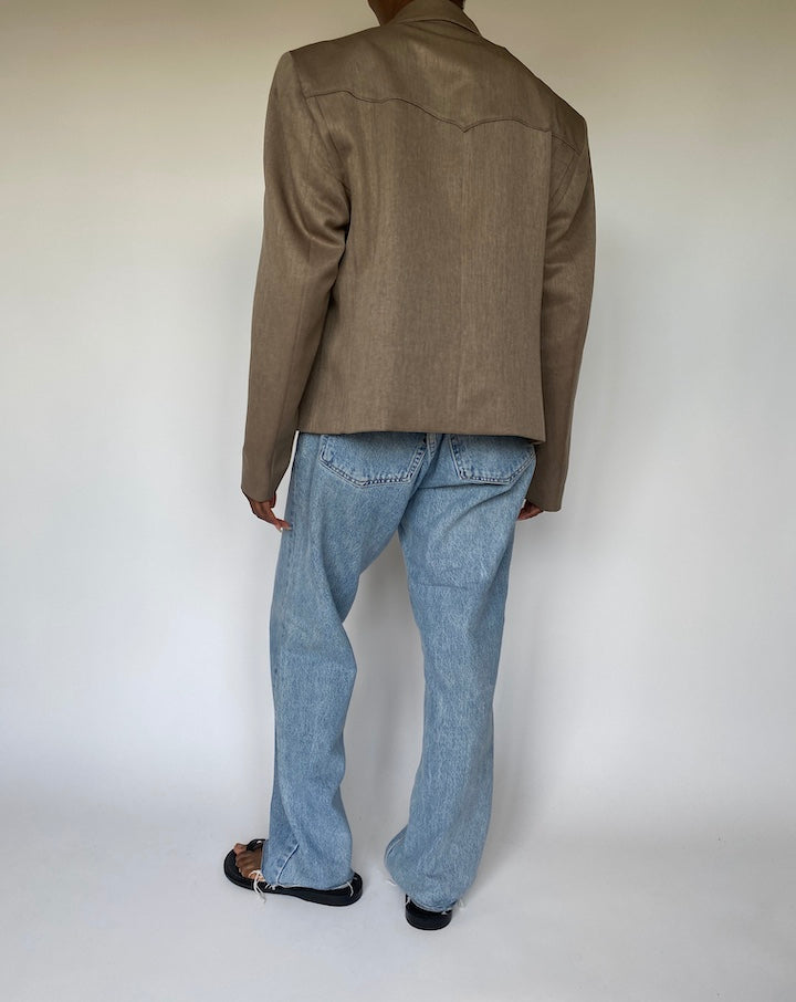 VINTAGE BEIGE BLAZER 3653