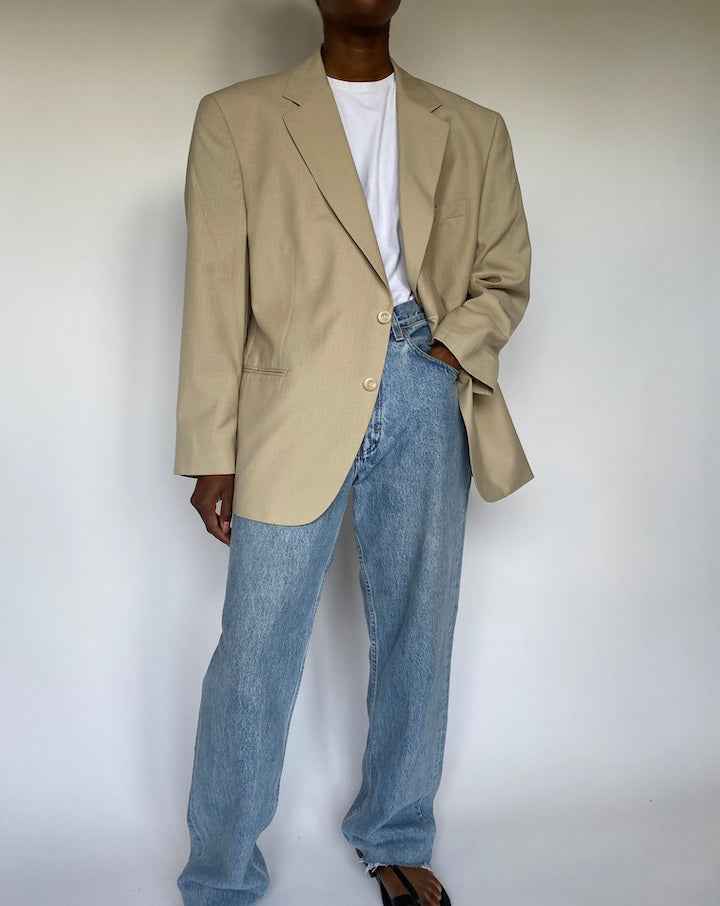 VINTAGE BEIGE BLAZER 3655