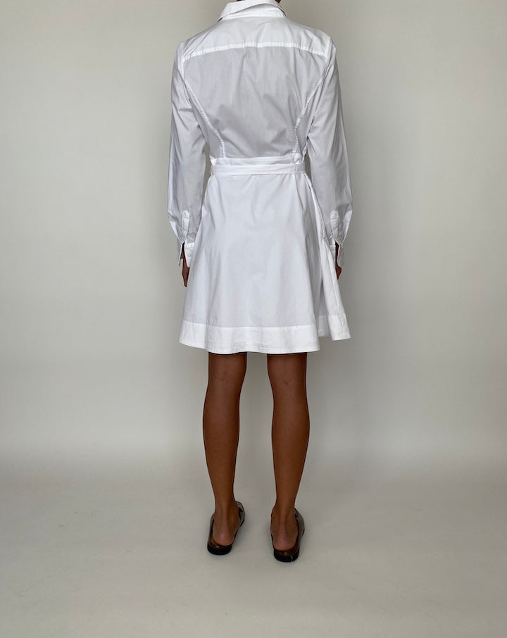 VINTAGE WHITE SHIRT DRESS 2073