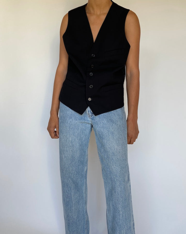 VINTAGE BLACK VEST 3255