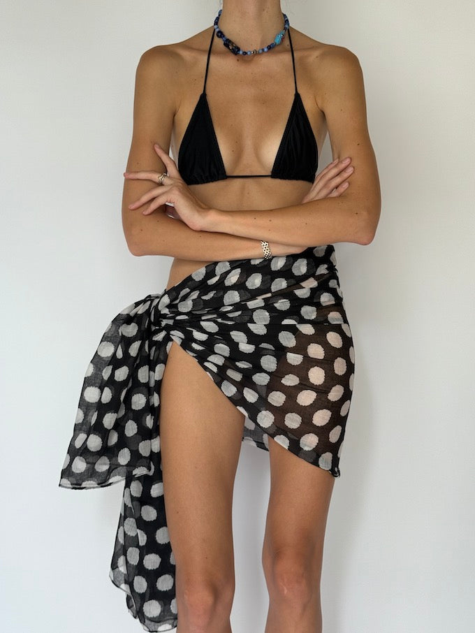 Vintage Polka Dot Sarong 6534