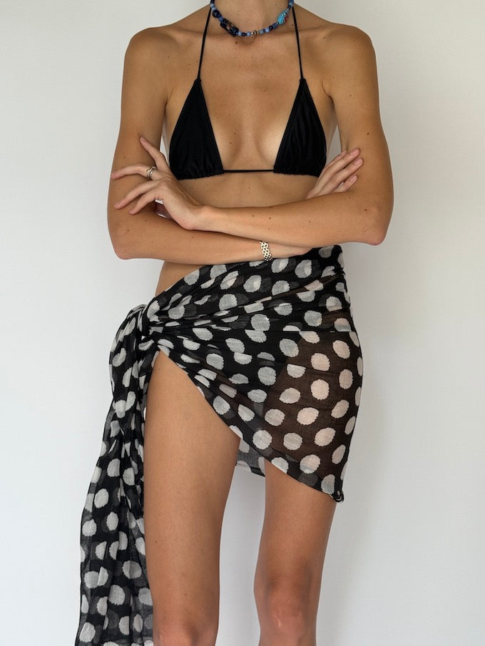 Vintage Polka Dot Sarong 6534