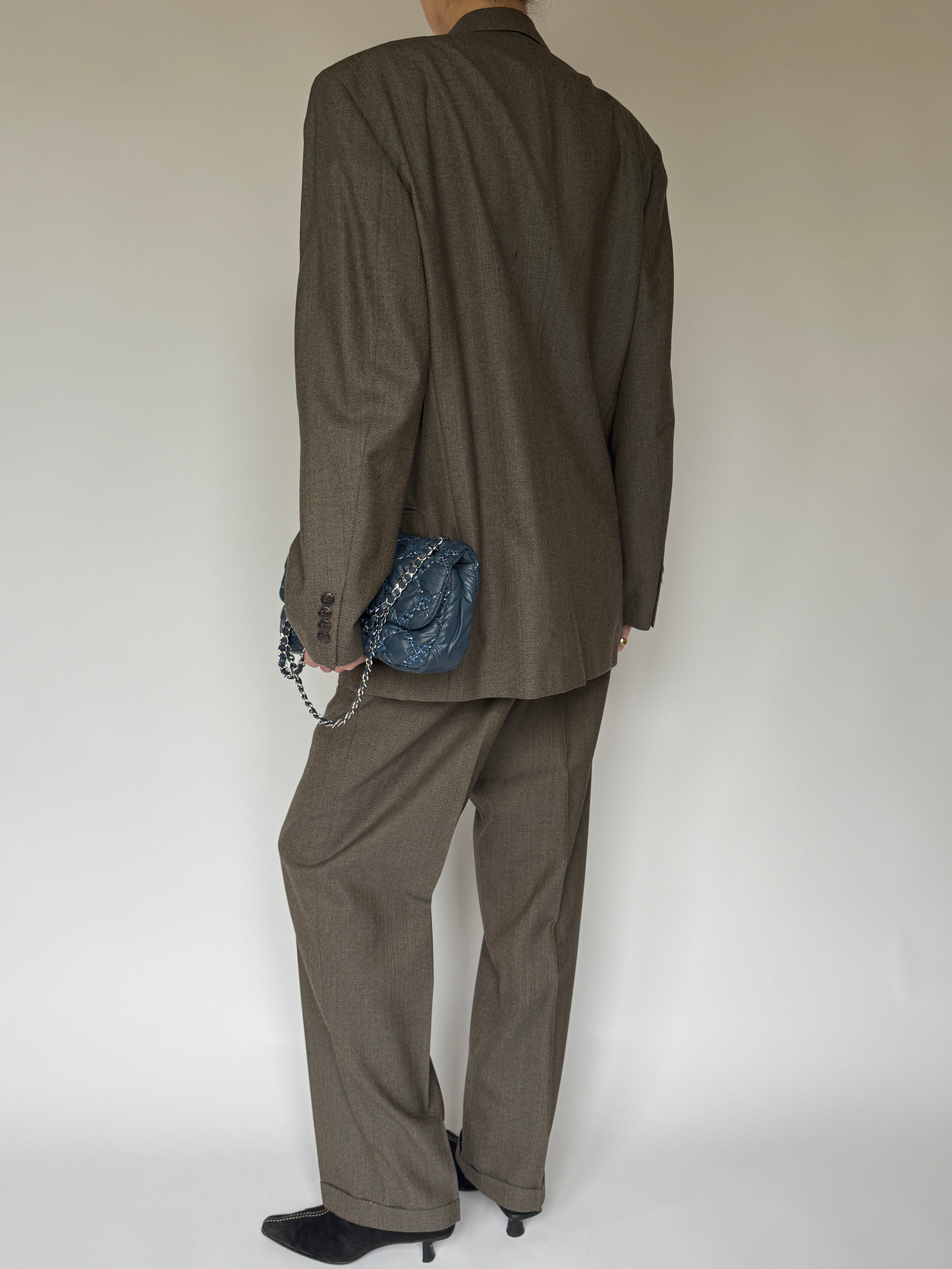 Vintage Double-Breasted Suit Set 7080