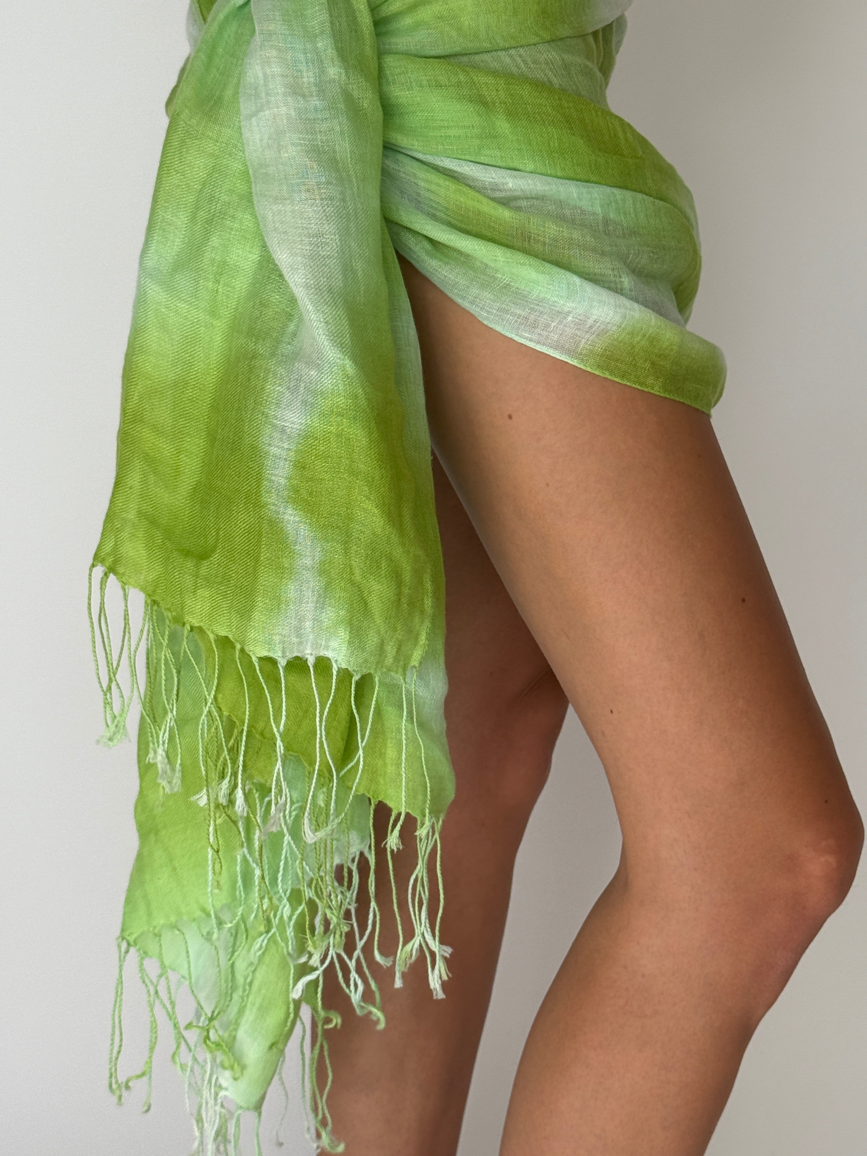 Vintage Sarong Green 7052