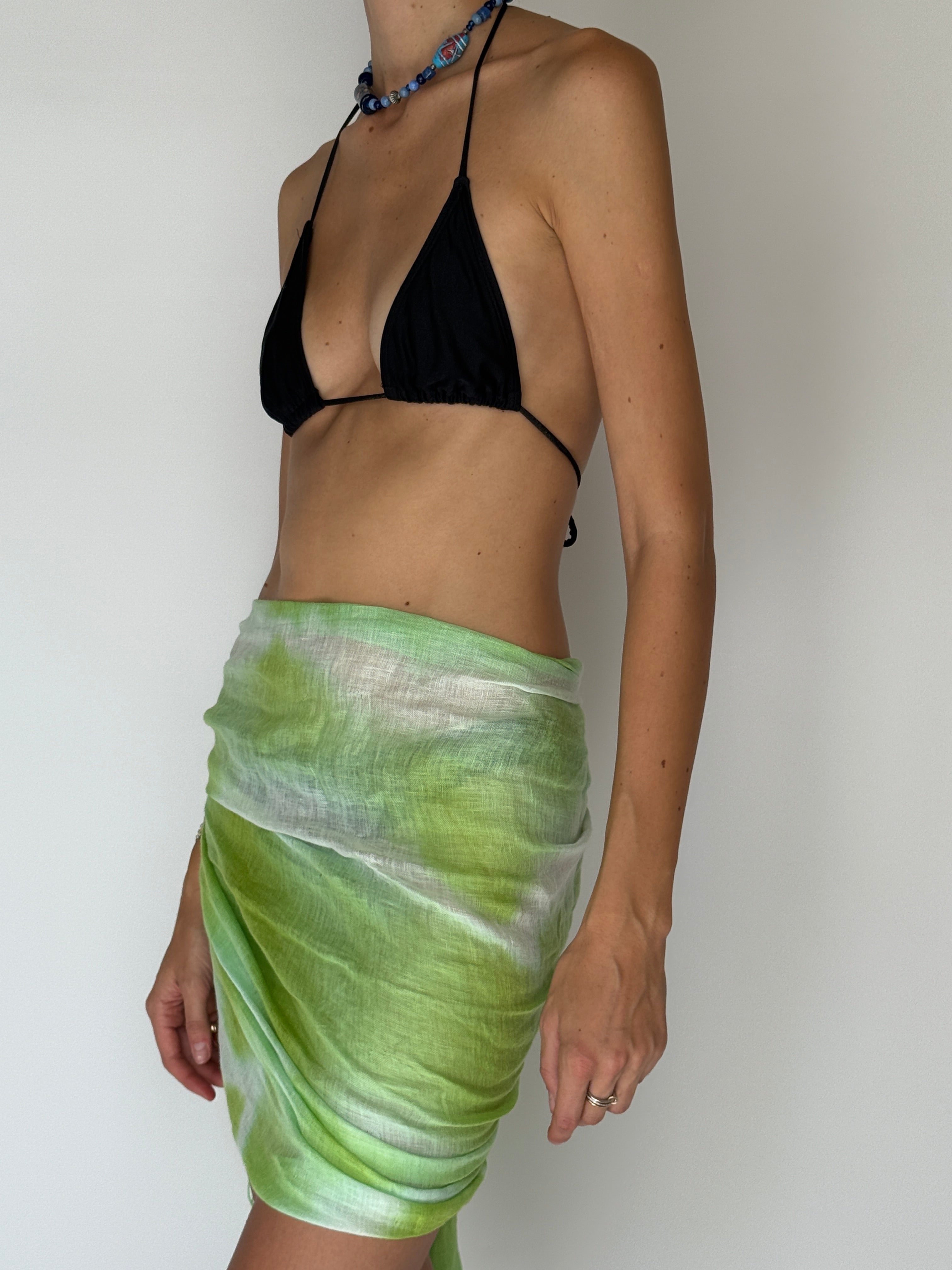 Vintage Sarong Green 7052
