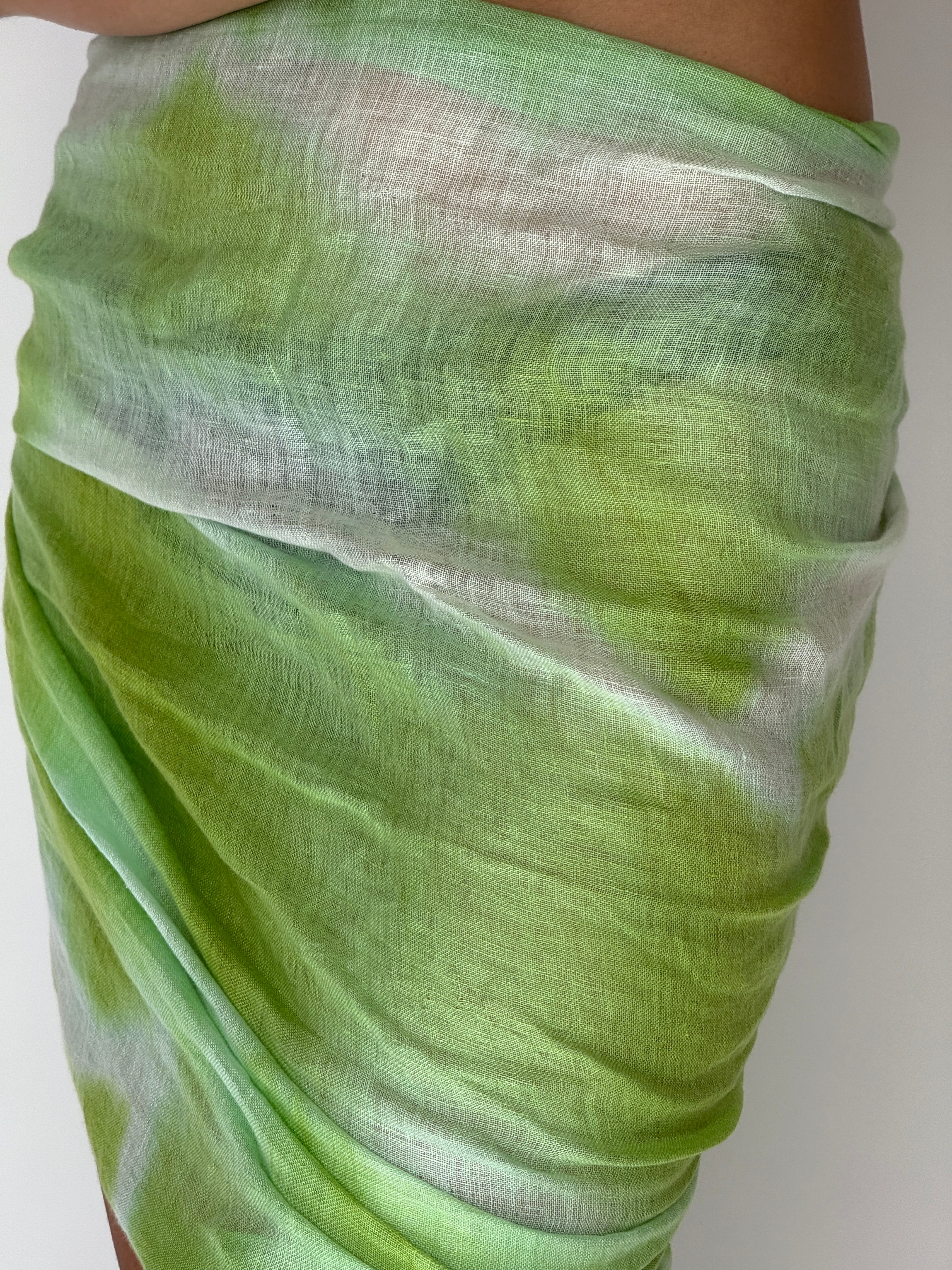 Vintage Sarong Green 7052