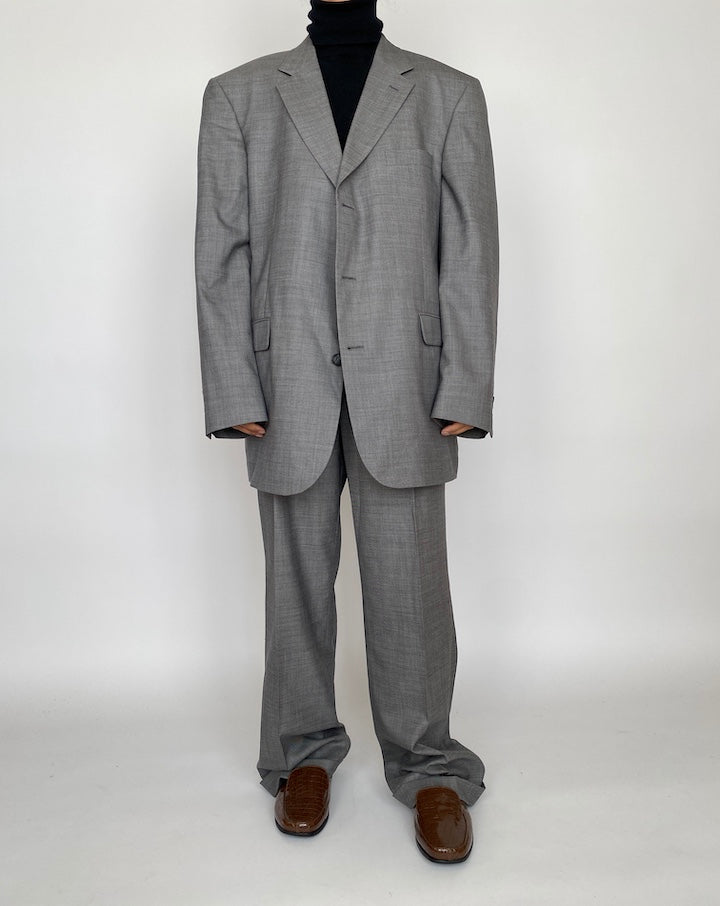 VINTAGE OVERSIZED GREY SUIT 2081