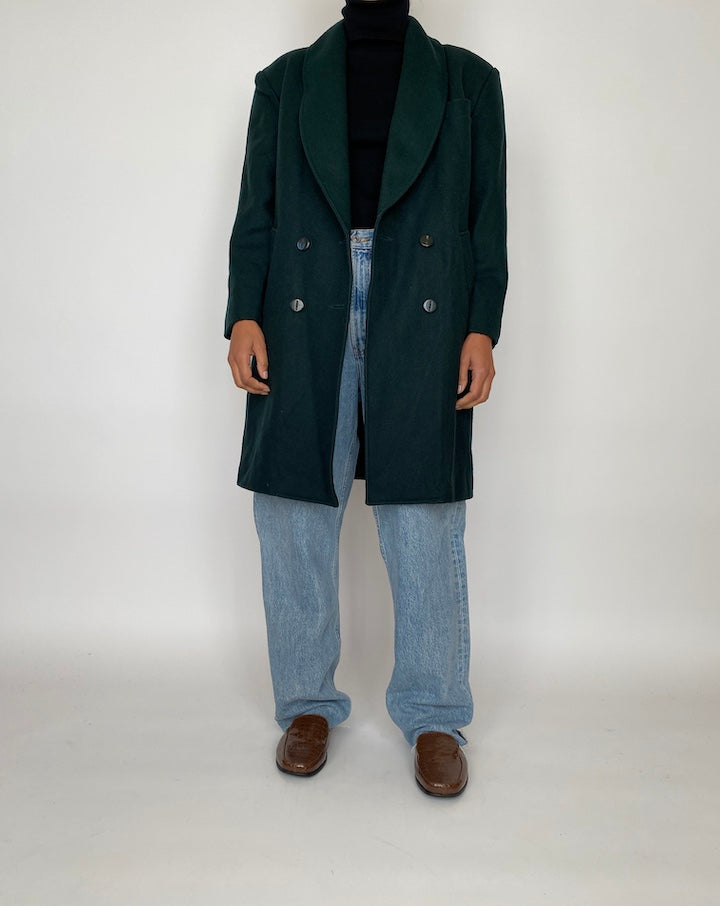 VINTAGE GREEN COAT 2085