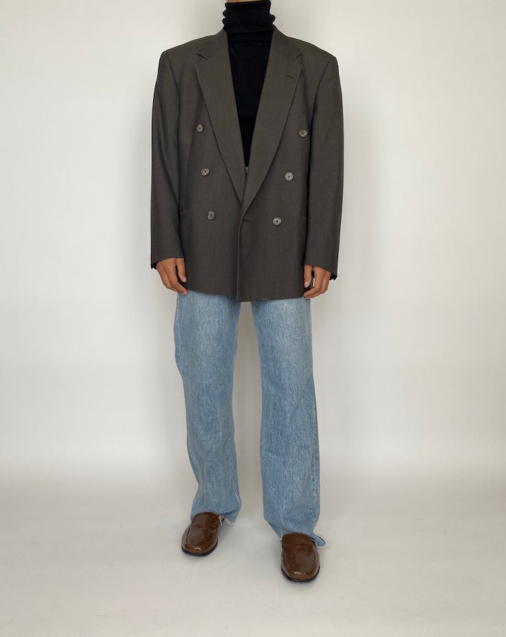 VINTAGE DOUBLE BREASTED BLAZER 2095