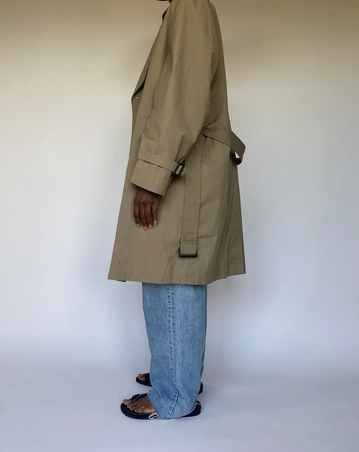 VINTAGE BEIGE TRENCH COAT 3678