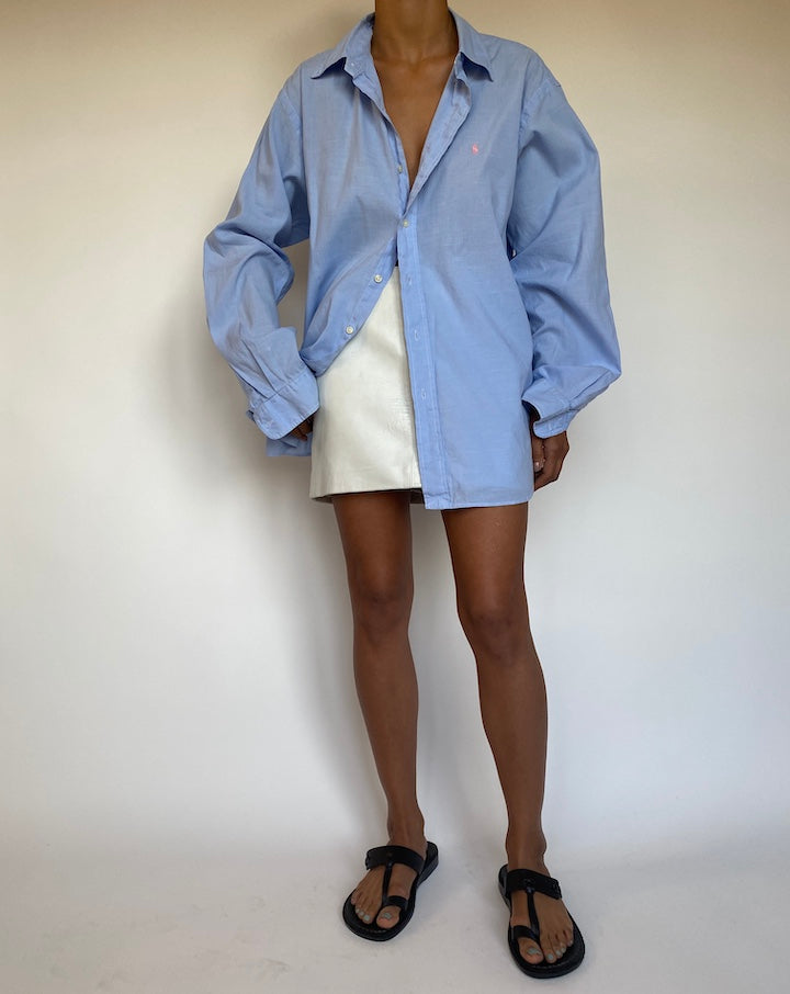 VINTAGE LIGHT BLUE RALPH LAUREN SHIRT 2697