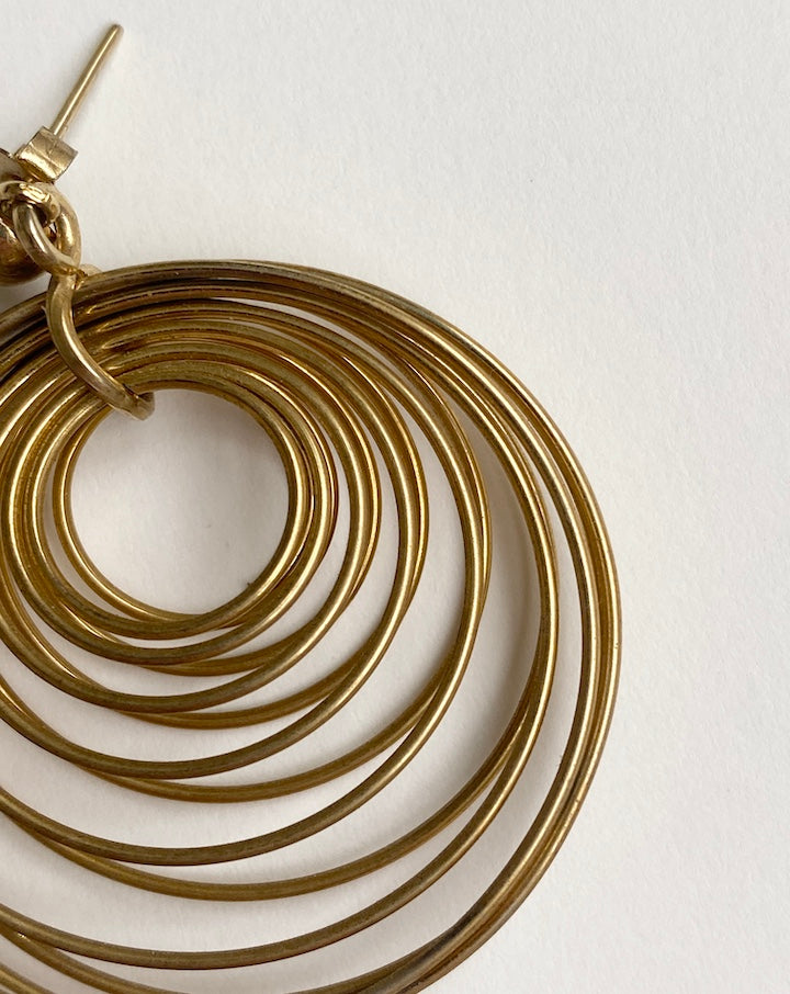 VINTAGE MULTI-HOOP EARRING